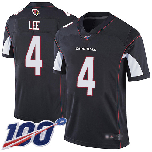 Arizona Cardinals Limited Black Men Andy Lee Alternate Jersey NFL Football 4 100th Season Vapor Untouchable